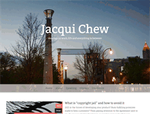 Tablet Screenshot of jacquichew.com